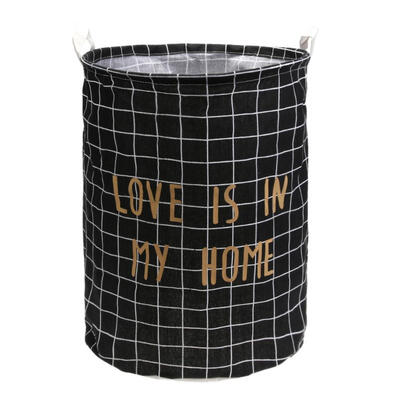 

Large Clothes Toy Waterproof Folding Cartoon Storage Barrel Laundry Basket