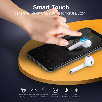 

Mini TWS Smart Touch Headphones BT 50 Earphone Phone Sport Business Headset In-Ear Music Buds Wireless Earphones For iOS Androi
