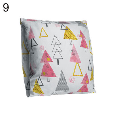 

Double-sided Print Geometric Fish Throw Pillow Case Cushion Cover Bed Car Decor