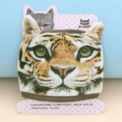 

New Fashion Unisex Mouth Mask 3D Animal Faces Cartoon Print Anti-Dust Nonmedical Creative Muffle