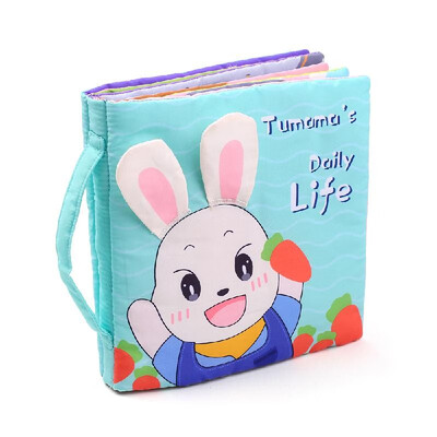 

tumama 3D Cloth Book Soft Books Seasons Change Touch & Feel Shape Color Sensory Book Educational Activity Toys Gifts for Baby Infa