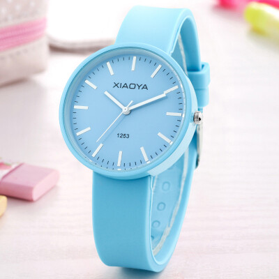 

Watch female fashion trend Korean version of simple casual cute middle school childrens exam watch small fresh quartz watch