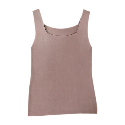 

Women Summer New Style Breathable Solid Color Concise Casual All-match Camisole Top