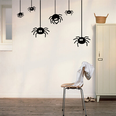 

〖Follure〗Halloween Spider Background Wall Sticker Window Home Decoration Decal Decor
