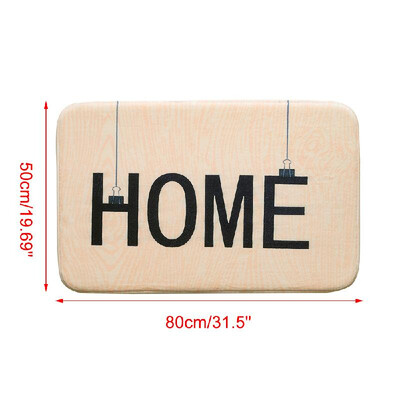 

Carpet Doormat Mat Bath Rug HOME Print Non-Slip Doormat Welcome Floor Mats