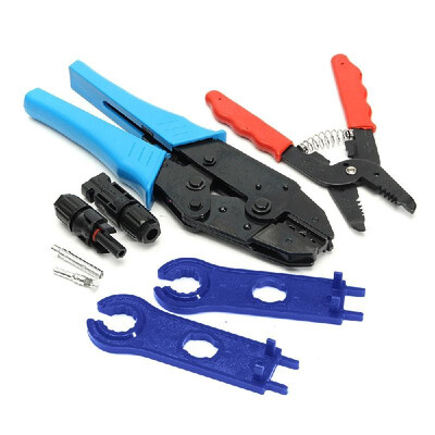 

MC4 Solar Crimping Tools Hand Criper Plier Crimp Photovoltaic PV Connector Cutting Tool Wire Crimpers Solar Terminal Ratcheting