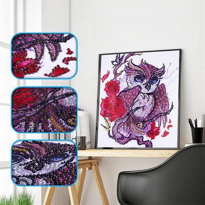 

Siaonvr Special Shaped Diamond Painting DIY 5D Partial Drill Cross Stitch Kits Crystal R