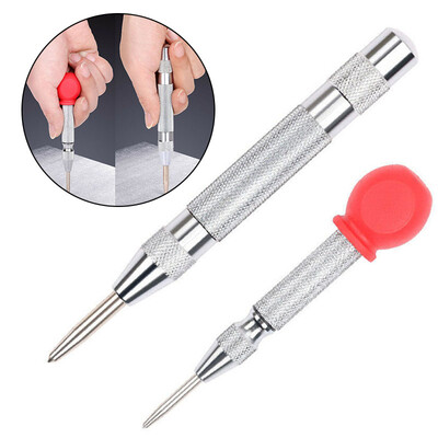 

2pcs Hole Punch With Cap Spring Loaded Adjustable Stroke Steel Pouching Tool