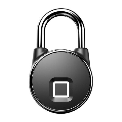 

Anytek P22 Fingerprint Padlock Thumbprint Bluetooth 41 IOS Andriod App connect IP66 Waterproof 40 Sets Fingerprints with USB Rec