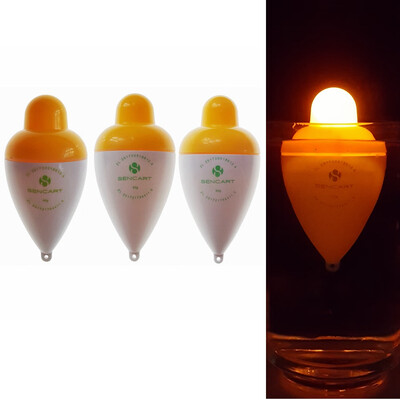 

Sencart LED Luminous Fishing Float Buoy Units of LED Electronic Vertical Multi Fishing Float Battery CR2032