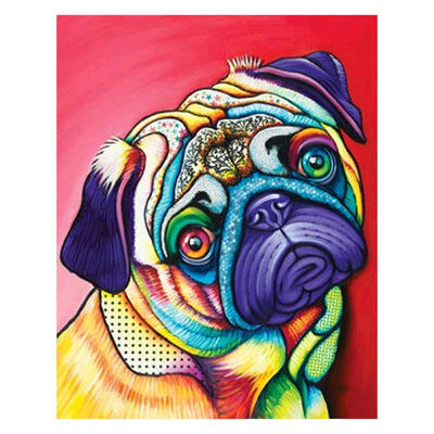 

5D DIY Full Drill Diamond Painting Dog Cross Stitch Embroidery Needlework