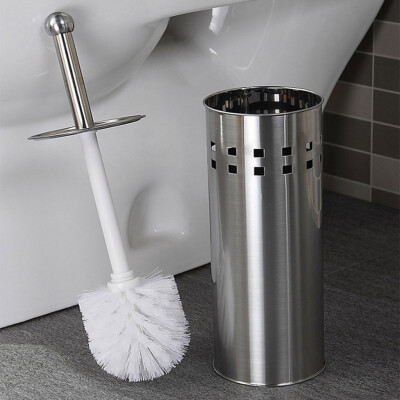 

〖Follure〗Stainless Steel Bathroom Toilet Cleaning Brush And Holder Free Standing Set