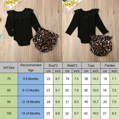 

Newborn Baby Girls Clothes Romper Jumpsuit Leopard Short Pants Outfit Set