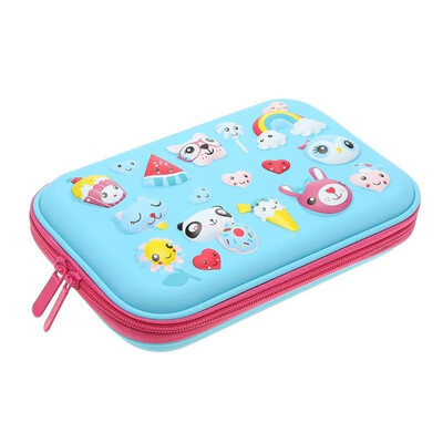 

Cute Cartoon Animals Students Pencil Bag Girls Boys Big Capacity Pencilcase