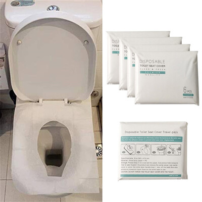 

〖Follure〗Disposable Paper Toilet Seat Covers 5 Packs 30-Count Travel Essential Flushab