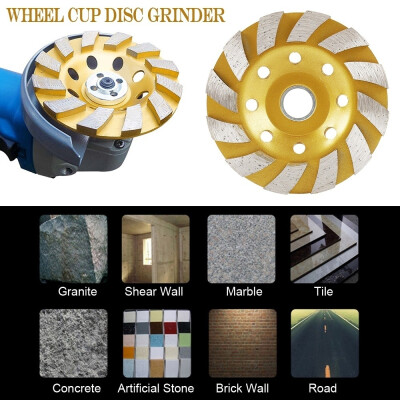 

4 Inch 100mm Diamond Segment Grinding Wheel Cup Disc Grinder Concrete Granite Stone Cut