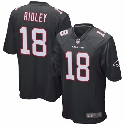 

Mens Atlanta Falcons Calvin Ridley Nike Black Game Jersey