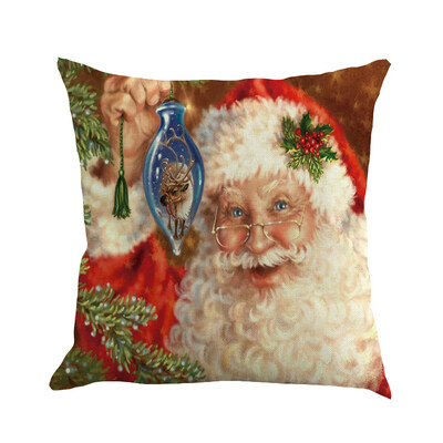 

Tailored Christmas Pillow Cover Pillowcases Decorative Sofa Cushion Cover 45x45cm