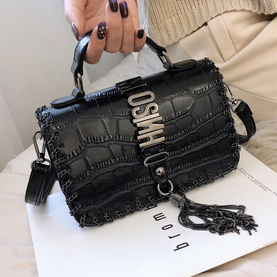 

Net red small bag female 2019 new wave Korean version of the wild Messenger bag chic chain fashion handbag small black bag