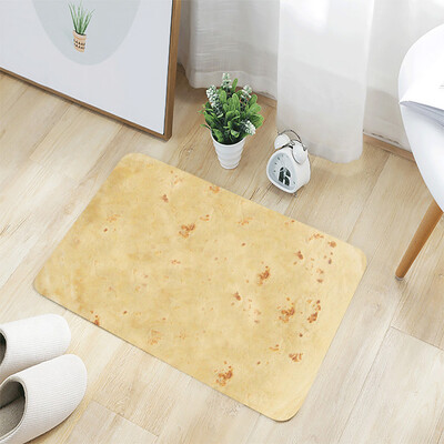 

Toponeto Comfort Food Creations Burrito Wrap Blanket Square Bathroom carpet 40x60CM