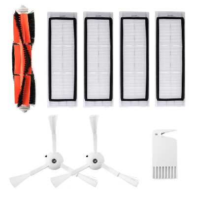 

Robotic Vacuum Cleaner Filters Side Brushes Main Brush Kit 8pcs Replacement Accessories for XIAOMI Roborock S55 S50 S51 Robot Vacu