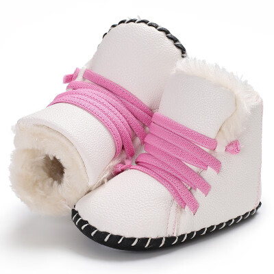 

Baby Boots Infant Toddlerborn Kids Boots Winter PU Leather Girls Boys Crib Bebe Snowfield Soft Rubber Soled Shoes