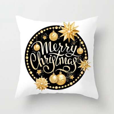 

Christmas Pillow Case Polyester Sofa Throw Cushion Cover Home Decor New