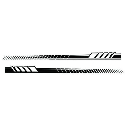

Car Auto Body Stickers Long Stripe Side Skirt Decoration Vinyl Decals