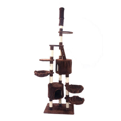 

M83 101 inch Sisal Hemp Stable Cat Climb Holder Pet Tower Kitten Tree Toy