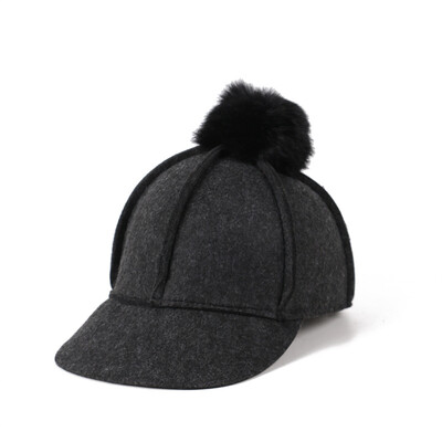 

Hat women fallwinter wool octagonal Hat Korean fashion Joker Cap student outdoor sports equestrian Hat men