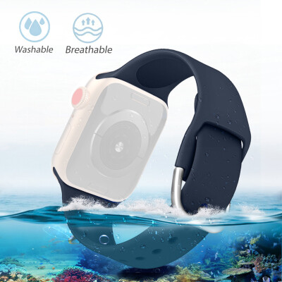 

〖Follure〗Replacement Sports Soft Silicone Wristband Strap For iWatch Series 234 3840MM