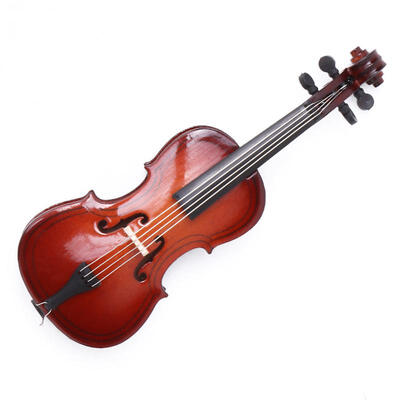 

Greensen 10cm Mini Wooden Cello Model Musical Instrument Model Musical Gifts Home Decor Ornaments