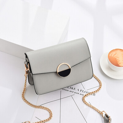 

Womens Bag Summer ins Chao Korean Chain Bag Fashion Simple One Shoulder Slant Bag