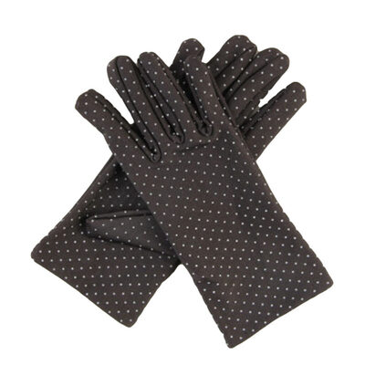

Summer Driving Fashion Women Dots Print Sun Protection Gloves Elastic Mittens