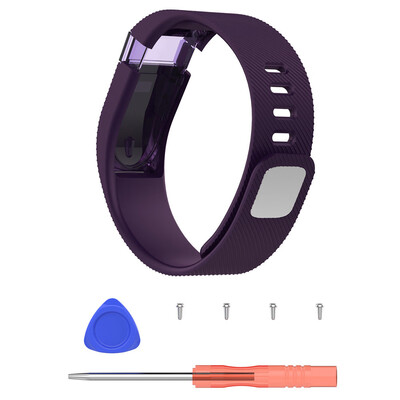

〖Follure〗Large Replacement Silicone Band Strap Wristband Bracelet For Fitbit Force BK