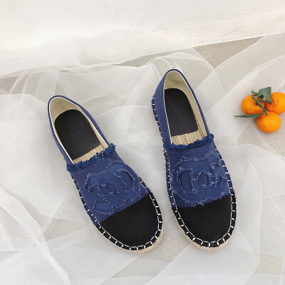 

shoes womens summer Korean straw-knitted fishermans shoes&womens flat-bottomed single-shoes chic leisure&fun-free sho