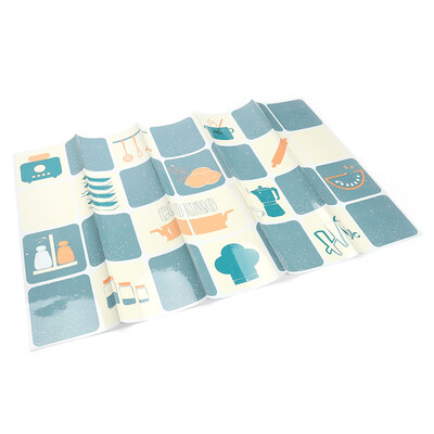 

3PCS Kitchen PVC Aluminum Foil Self-adhensive Mosaic Stickers Oil Proof Wallpaper Wall Stickers Bathroom Waterproof Wall Sticker