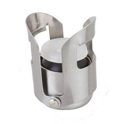 

Siaonvr Stainless Steel Champagne Stopper Sparkling Wine Bottle Plug Sealer Convenient