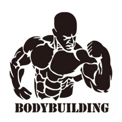 

Greensen Body Building Decal Strong Man Wall Sticker for Bedroom Gym Home Art Decoration Home Decor Girls Bedroom Decal