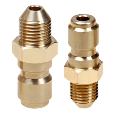 

High Pressure Water Gun Spray Connectors Garden Hose Quick Connector Heavy-duty Copper Hose Fittings 38 In Male&Female Water