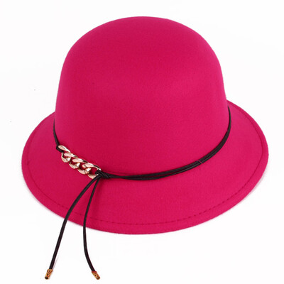 

Beach HatVintage Wide Brim Floppy Felt Hat Outdoor Casual Cloche Hat For Women Girls Visor