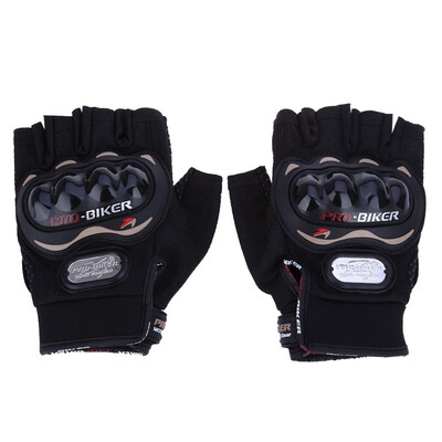 

Paired Half-finger Motorcycle Gloves Motorbike Outdoor Sports Racing Protective Gears