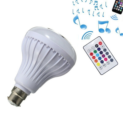 

Smart Bluetooth 40 Music Speaker Lamp LED Bulb B22 Intelligent Light for Party