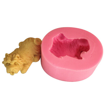 

Dog Silicone Soap Candle Clay Mold Fondant Cake Decorating Tools Kitchen Baking Chocolate Cake Moulds Handmade