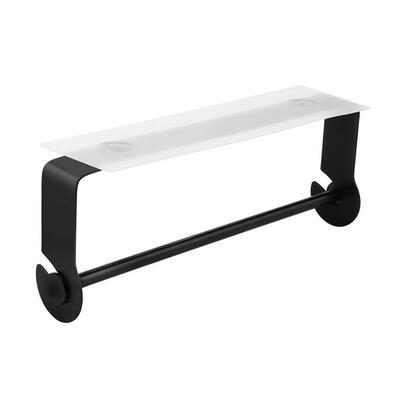 

Adhesive Kitchen Roll Paper Holder Stainless Steel Bathroom Tissue Shelf