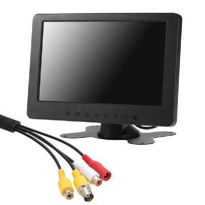 

S701 7 inch TFT LCD Monitor Screen 169 1024 600 BNC AV Video Audio for PC Security VCD DVD