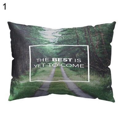 

Wisdom Maxim Forest Sea Pillow Case Cushion Cover Sofa Bedroom Car Cafe Decor
