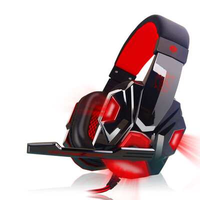 

Toponeto Surround Stereo Gaming Headset Headband Headphone USB 35mm Mic LED for PC BU