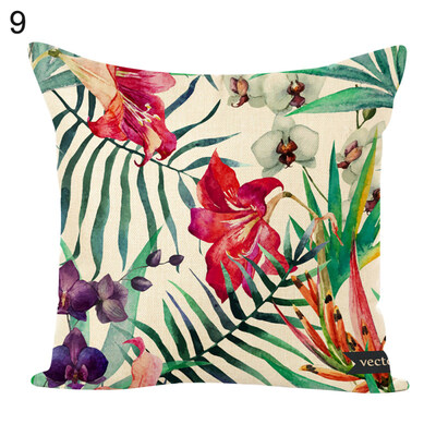 

Flower Green Plants Square Throw Pillow Case Cushion Cover Sofa Bed Car Decor