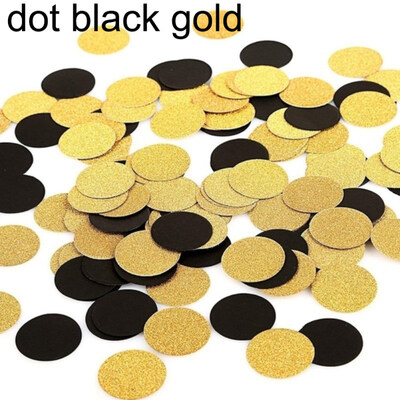 

100Pcs 3cm Dots Heart Star Paper Confetti DIY Wedding Party Table Glitter Decor